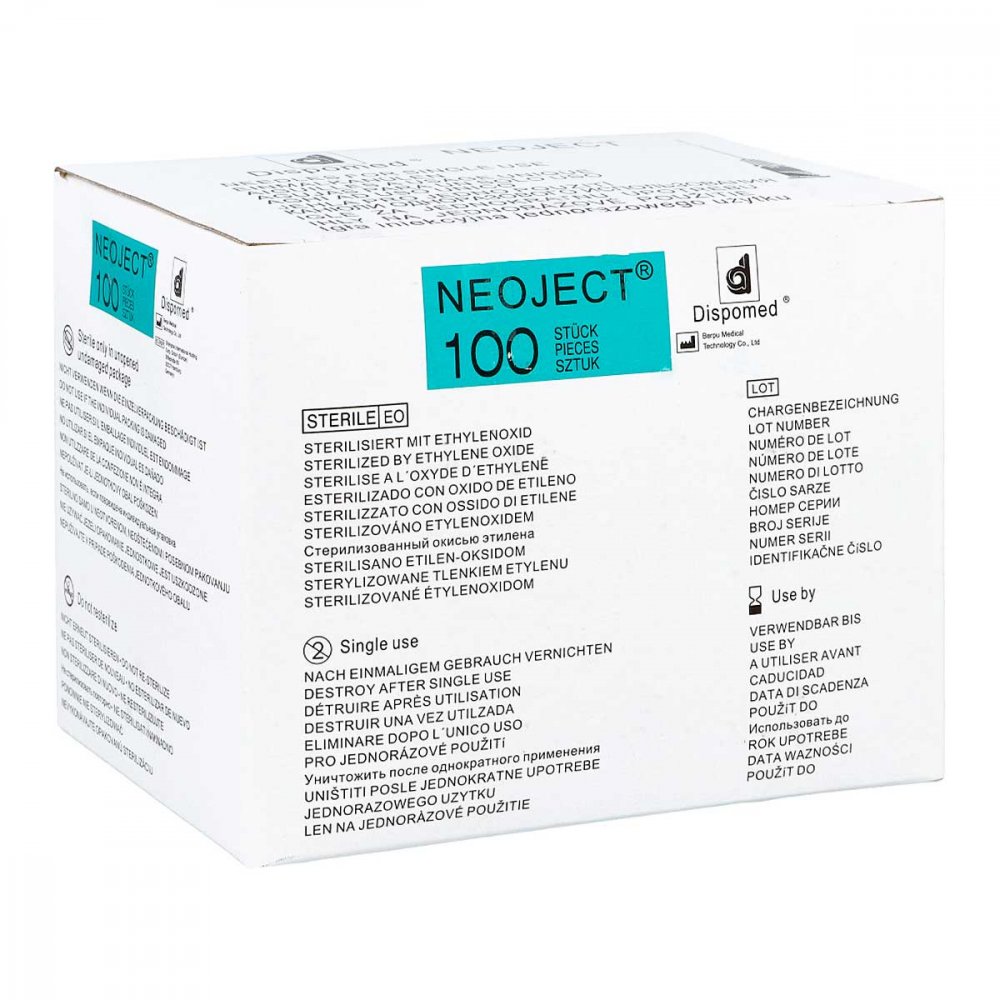 Brinkmann Medical ein Unternehmen der Dr. Junghans Kanülen Einmal Neoject Größe 1 6 0,6x25mm 03640450