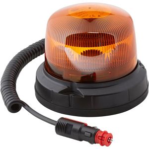 Hella Warnleuchte RotaLED 2XD 013 979-021, orange mit 360° LED, mit 12 V & Magnetfuß, ECE R65, Rundumkennleuchte
