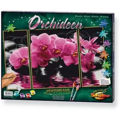 Schipper Malen Nach Zahlen 609260603 Orchideen Triptychon