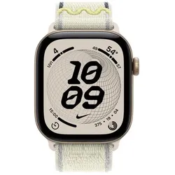 Apple Nike Sport Loop (42 mm, Nylon), Uhrenarmband, Beige