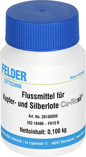Felder "Cu-Rosil" Hartlötflussmittel Inhalt 100g