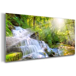 GLASBILD 120x60 cm Wald