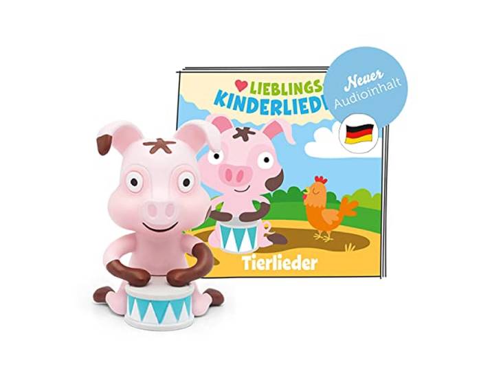 tonies Hörfiguren für Toniebox, Lieblings-Kinderlieder – Tierlieder, Kinderlieder ab 3 Jahren, Spielzeit ca. 53 Minuten