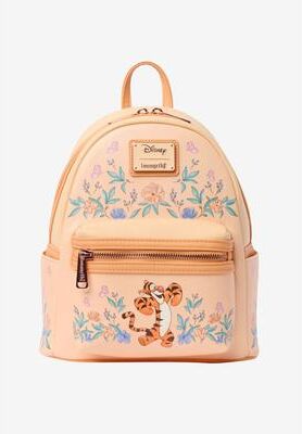 Women's Loungefly x Disney Tigger Floral Mini Backpack Winnie the Pooh by Loungefly in Orange (Size ONE SIZE)