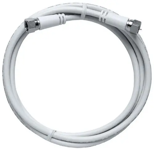 Axing SAT Anschlusskabel [1x F-Stecker - 1x F-Stecker] 1.50m 85 dB Weiß