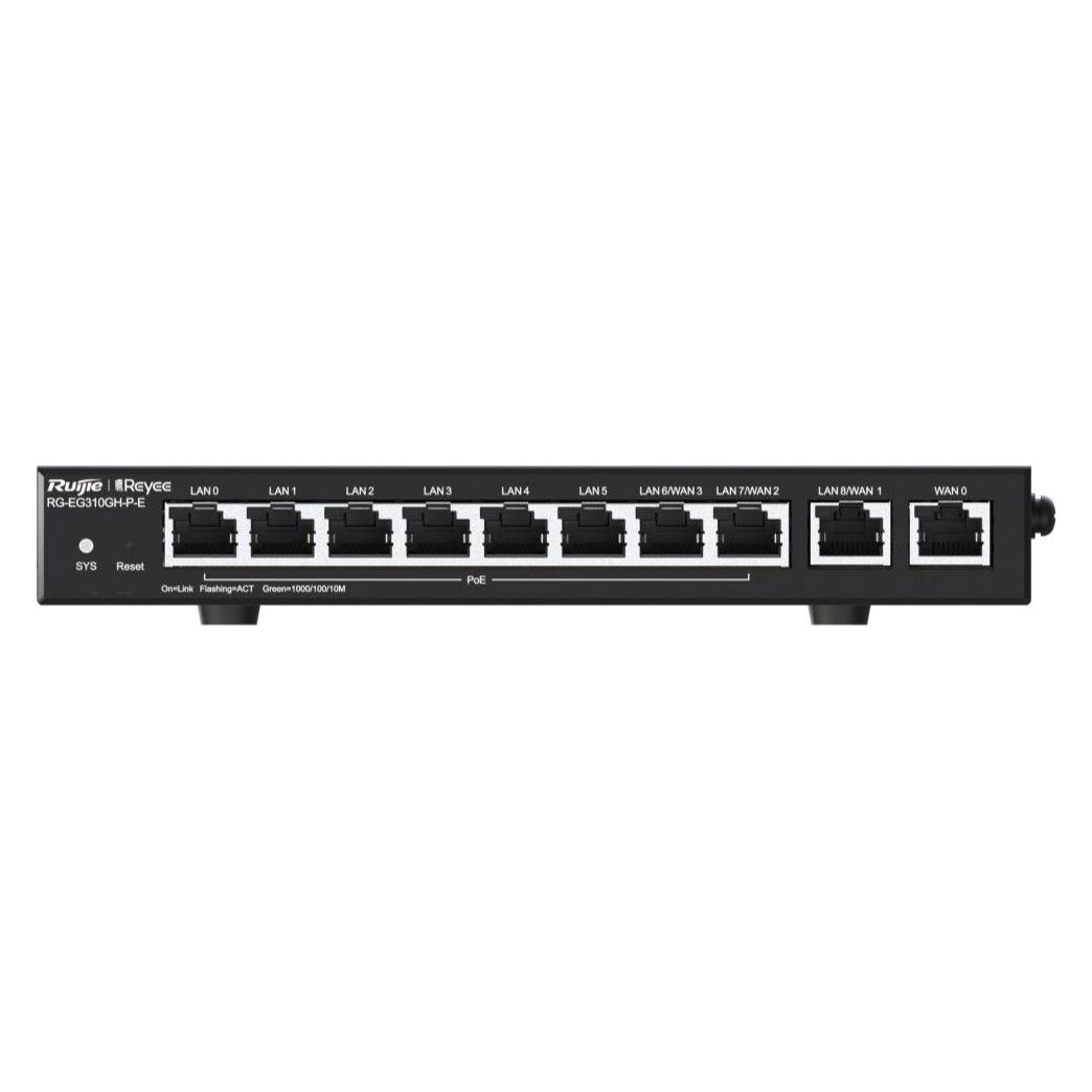 Ruijie NET ROUTER 1000M 10PORT 8POE+ (RG-EG310GH-P-E)