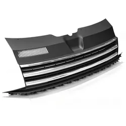 Sportgrill / Kühlergrill passend für Volkswagen T6 15-19 schwarz/chrom