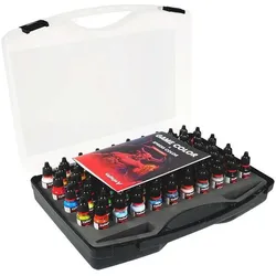 Vallejo, Künstlerfarbe + Bastelfarbe, Foundation Case 80 x 18ml opaque colors (18 ml)