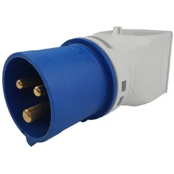 Marlanvil CEE Camping Adapter mit Stecker 16A auf 13A 250V Steckdose britischer Standard Stromadapter IP20 6.8216.UK