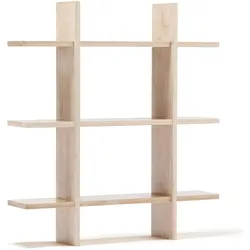 Kids Concept, Kinderregal, Saga natur (15 x 70 x 70 cm)