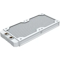 Corsair Radiator, XR5 240 V2 White (2x120mm radiator 30mm thick), A slim type 240mm rad (120 mm), Wasserkühlung Radiator, Weiss