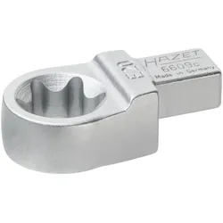 HAZET Einsteck TORX Ringschlüssel Einsteck-Vierkant 9 x 12 mm - 6609C-E20