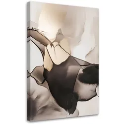 LEINWANDBILD 3D-Abstraktion Beige Braun Modern 70x100cm