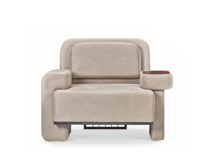 Xlmoebel Relaxsessel Drehbarer Polstersessel Couch Lounge Club Sessel Beige (1-St., Drehbarer Polstersessel), Made in Europa