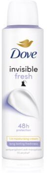 Dove Invisible Fresh antitranspirante em spray antimanchas brancas 150 ml. Invisible Fresh