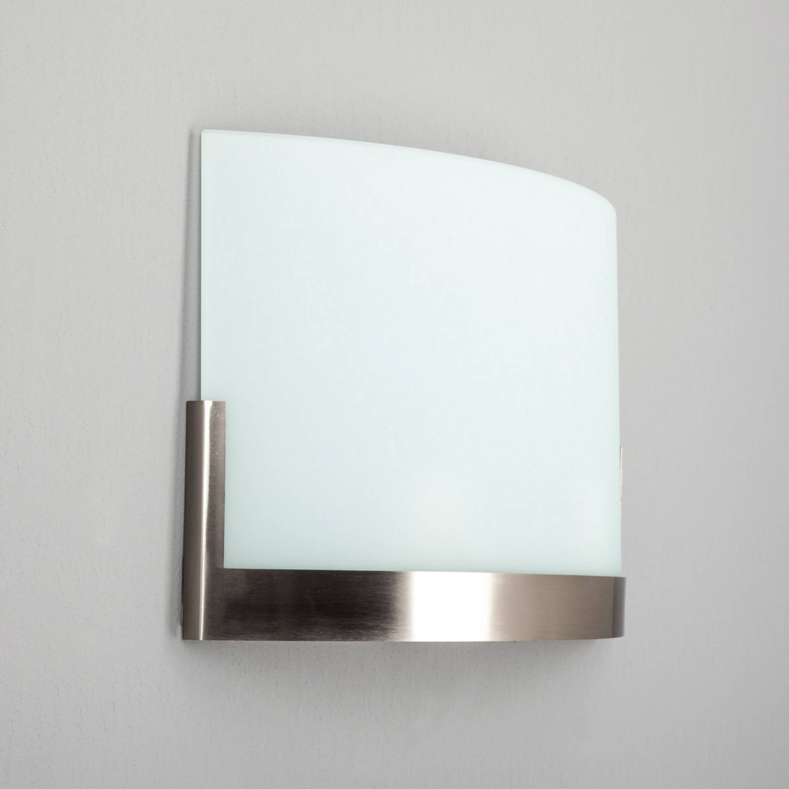 Wandlampe Karla Lindby, dimmbar, weiß / opal, für Flurbereich, Modern, Wandleuchte, Wandlampe Innen