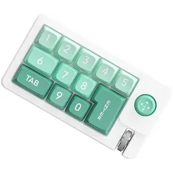 PowerGuard K810 NumPad RGB Gaming Keypad & Joystick Cursor Wheel (DE, Kabelgebunden), Tastatur, Rot, Schwarz