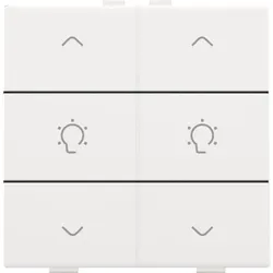 Niko Züblin 154-51046 Doppel Dimmersteuerung für Niko Home Control, white coated 15451046