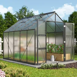 Vitavia Gewächshaus "Domus 8300",schwarz,8,3 m2