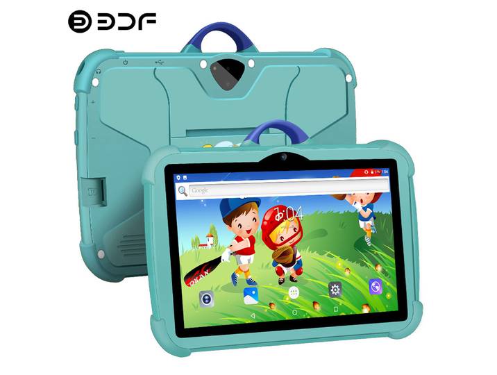 Nouvelle tablette éducative pour enfants de 7 pouces, Google Learning, jeux éducatifs, processeur quadricœur, 4 Go de RAM, 64 Go de ROM, Wi-Fi 5G, tablettes bon marché, cadeaux simples pour enfants