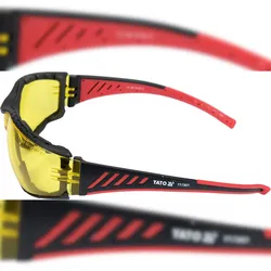 TRIZERATOP Schutzbrille Komfort+ mit gelben Gläsern