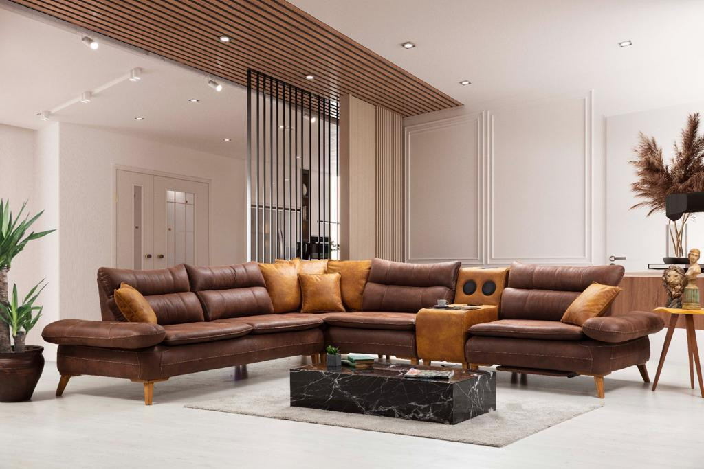 AEA Bluetooth Multifunctionele Hoekbank met Sound System