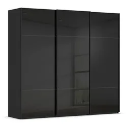 rauch ORANGE Schwebetürenschrank Contido-Glas 242 x 223 cm Glas Schwarz