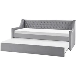 TAGESBETT 90/200cm Hellgrau Montargis