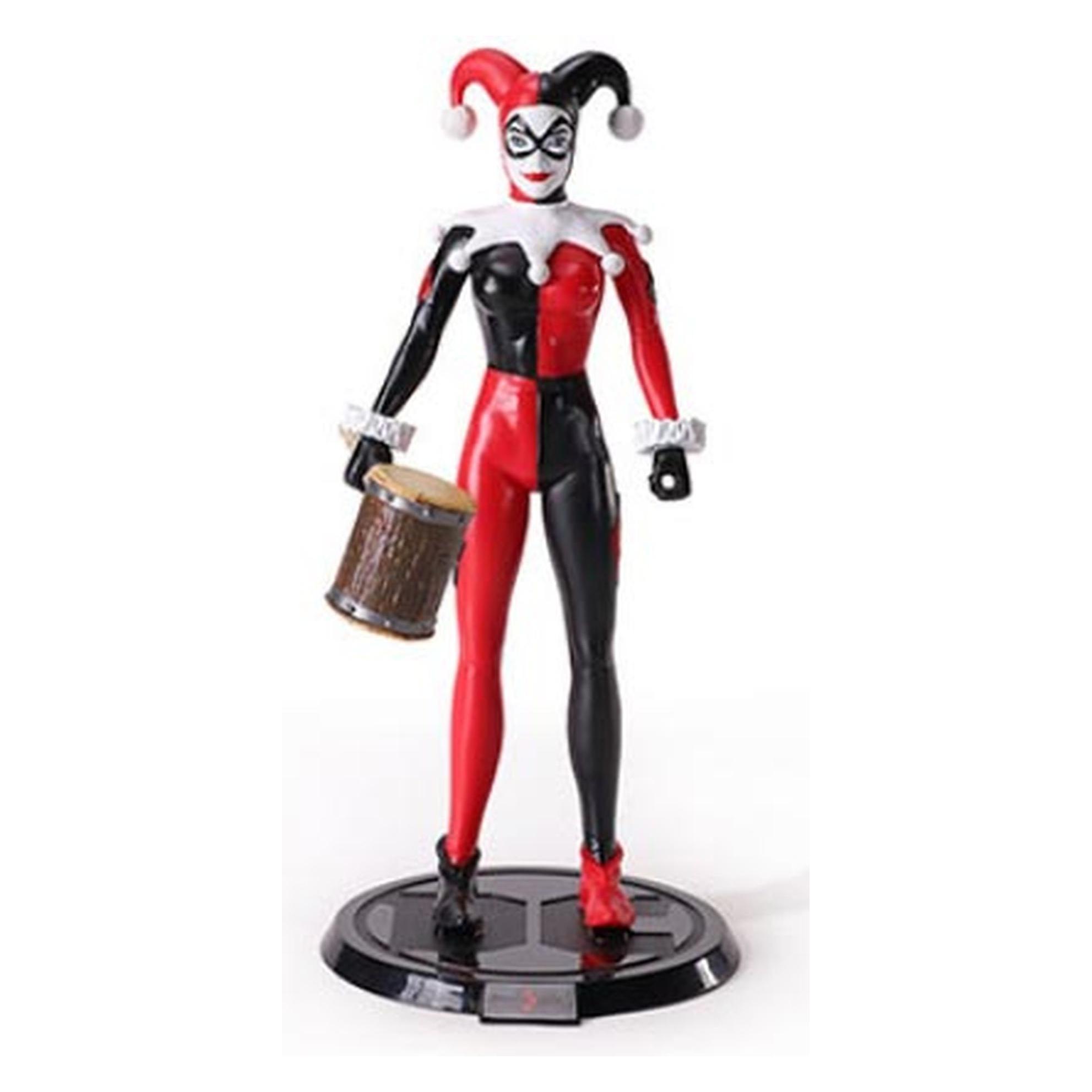 Noble Collection DC Comics: Harley Quinn Jester Bendyfig (FIAF0033)