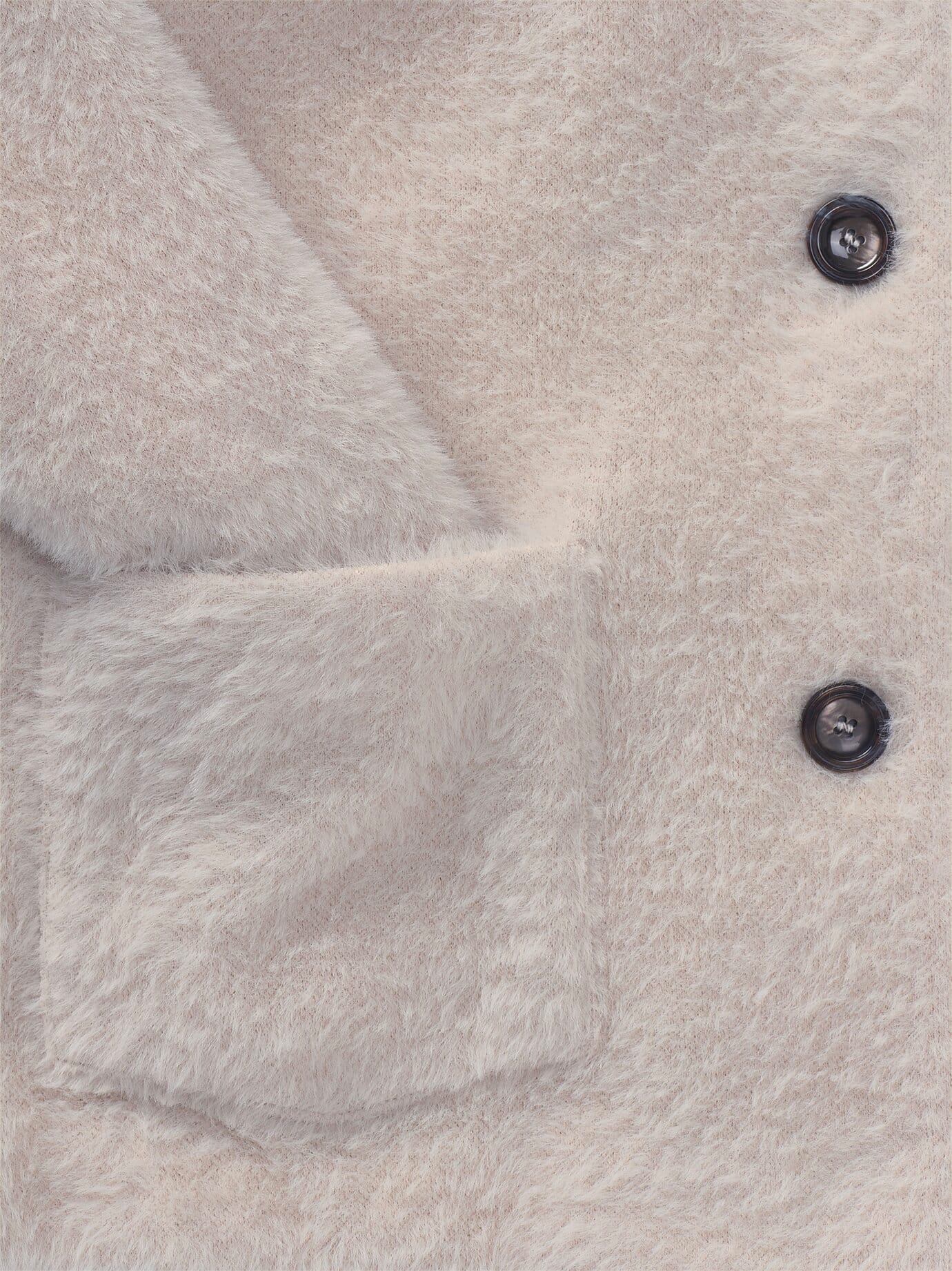 Walbusch Flauschige Jacke, normale Größen#Kurzgrößen, Farbe Beige, 24, kuschelig weich modischer Schnitt Damen