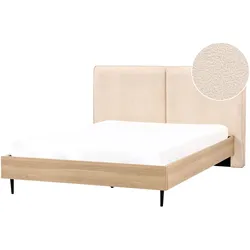 BETT mit Lattenrost 160x200 cm Beige Izernore