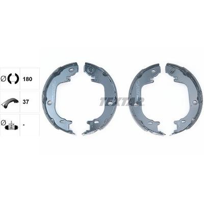 Textar Bremsbackensatz, Feststellbremse [Hersteller-Nr. 91082100] für Toyota