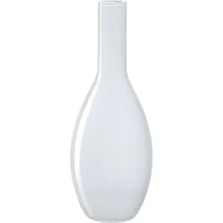 Vase BEAUTY (LBH 7x7x18 cm) - weiß - LBH 7x7x18 cm