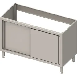 Stalgast Spülenunterschrank Boxversion mit Schiebetüren, verschweißt : 0800x540x810 mm