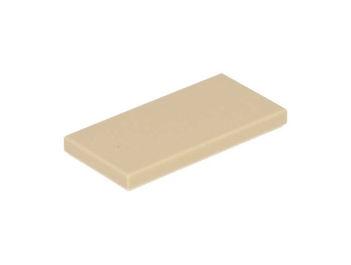 LEGO® 250x LEGO Fliese 2x4, Beige Spielbausteine