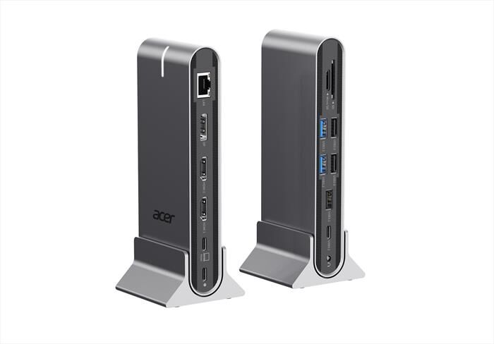 Acer Type-c Universal Docking Station 15 In 1-silver Grigio