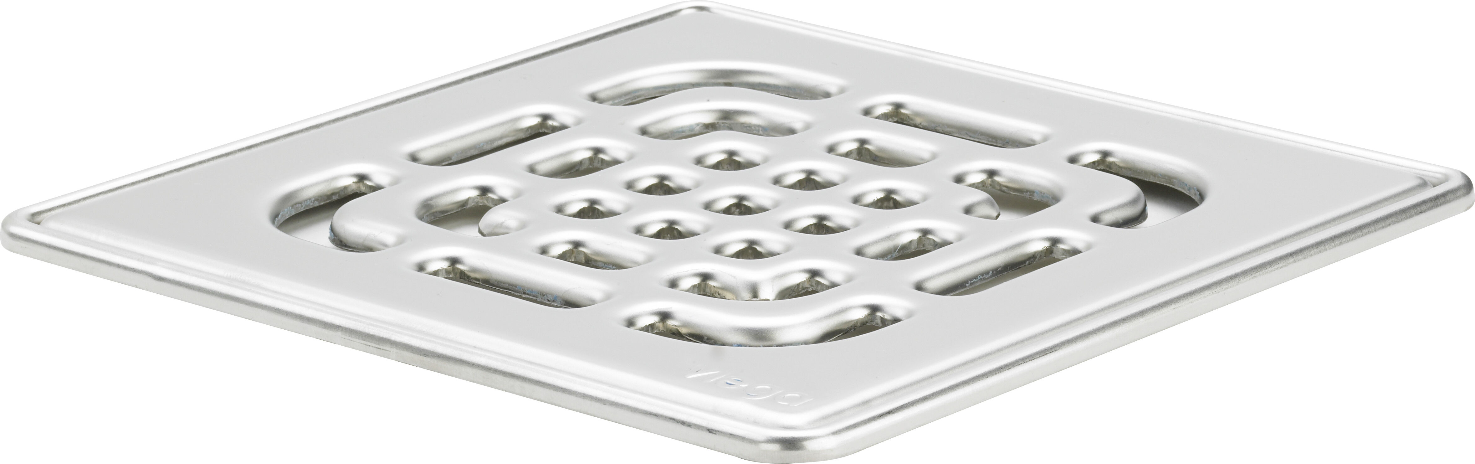 Viega Cadre de rénovation Advantix 627072 150x150mm, Inox , pour installation sur ancien drain