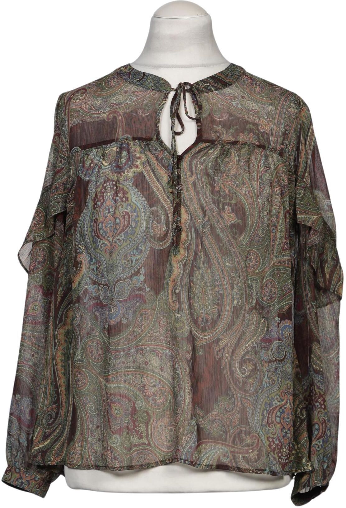 sud express Damen Bluse, Braun, Gr. L, Synthetik - Second Hand