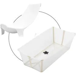 Stokke® FLEXIBATH Bundle Badewanne XL inkl. Badewannensitz Newborn Support, beige