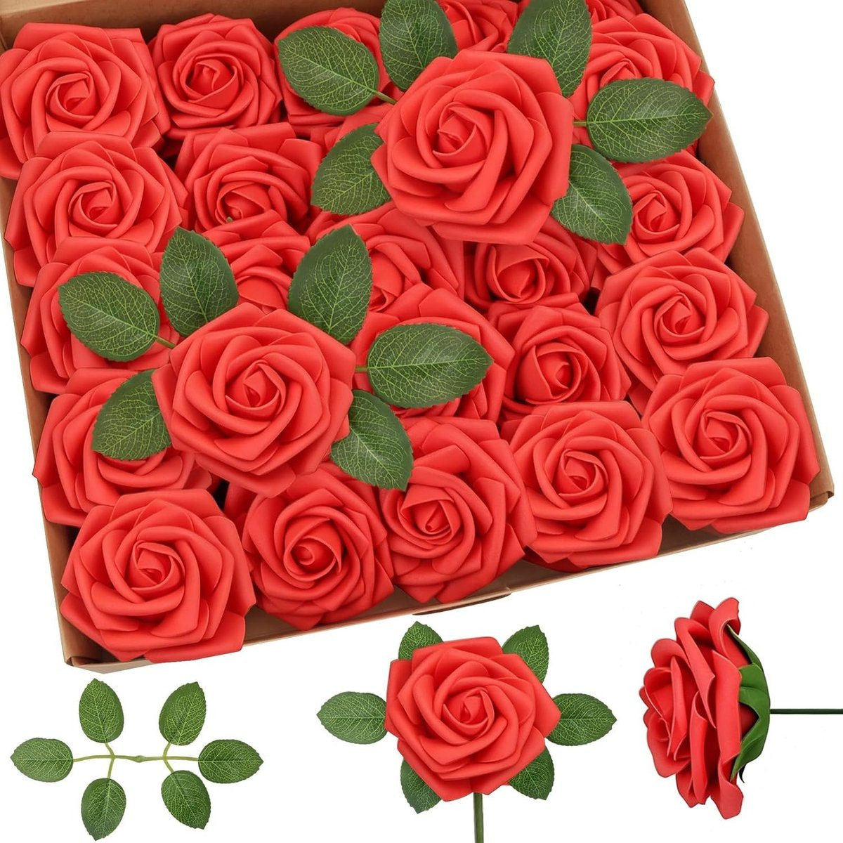 Prachtige kunstmatige rozen voor decoratie bij bruiloften en feesten