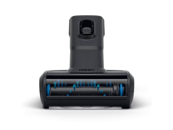 PHILIPS Mini-Turbobürste XV1684/01 Cordless VC 7000 & 8000 Series , schwarz, Staubsaugerdüsen, mit motorisierter rotierender Bürste, zum Entfernen von Tierhaaren, Mini-Turbobürste