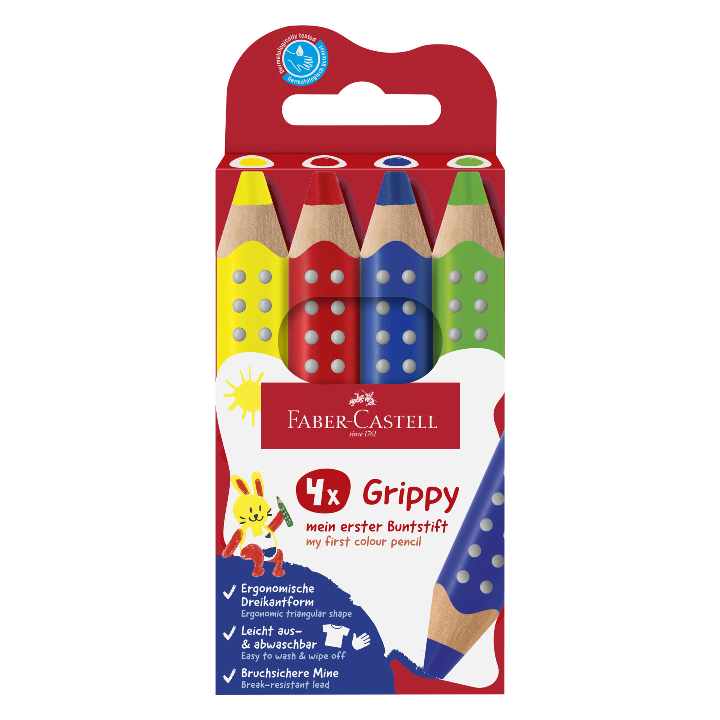 Faber-Castell Farbstifte Grippy (4x) (110701)