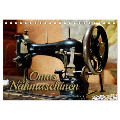 Omas Nähmaschinen (Tischkalender 2026 DIN A5 quer), CALVENDO Monatskalender