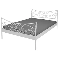 Vaja Möbel Metallbett Justine 140 x 200 cm