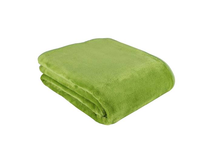 Wohndecke ESKIMO Cashmina Grün , grün, B:150cm L:200cm, Polyester, Wohndecken, Wohndecke