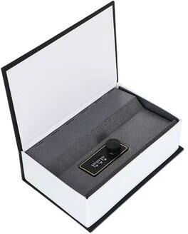 Perfect Picks Market Metal Book Money Box Hollow Book Simulation Piggy Bank With Combination Lock For Secure Storage blue