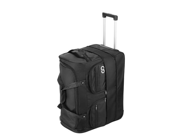 Reisetasche mit Rollen 96L schwarz