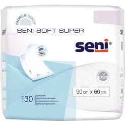 Seni, Inkontinenzhygiene, Soft Super Einmal-Bettschutz 4 Tropfen (30x)