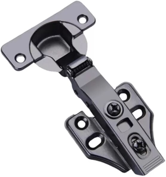 INF Zwei-Stufen-Scharnier mit Soft-Close-Funktion in Rotguss-Optik für Schränke (2er-Pack)