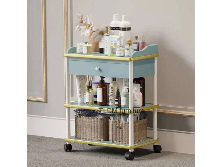 Rangement nordique ménage minimaliste manucure magasin Salon chariot chariots léger luxe moderne Commercial meubles outils chariots